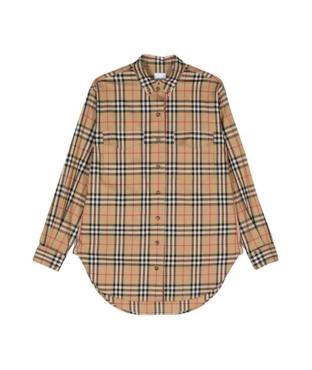 BURBERRY Бежевая рубашка, фото 1