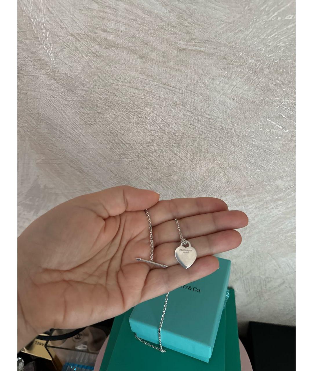 TIFFANY&CO Серебряная серебряная подвеска, фото 3