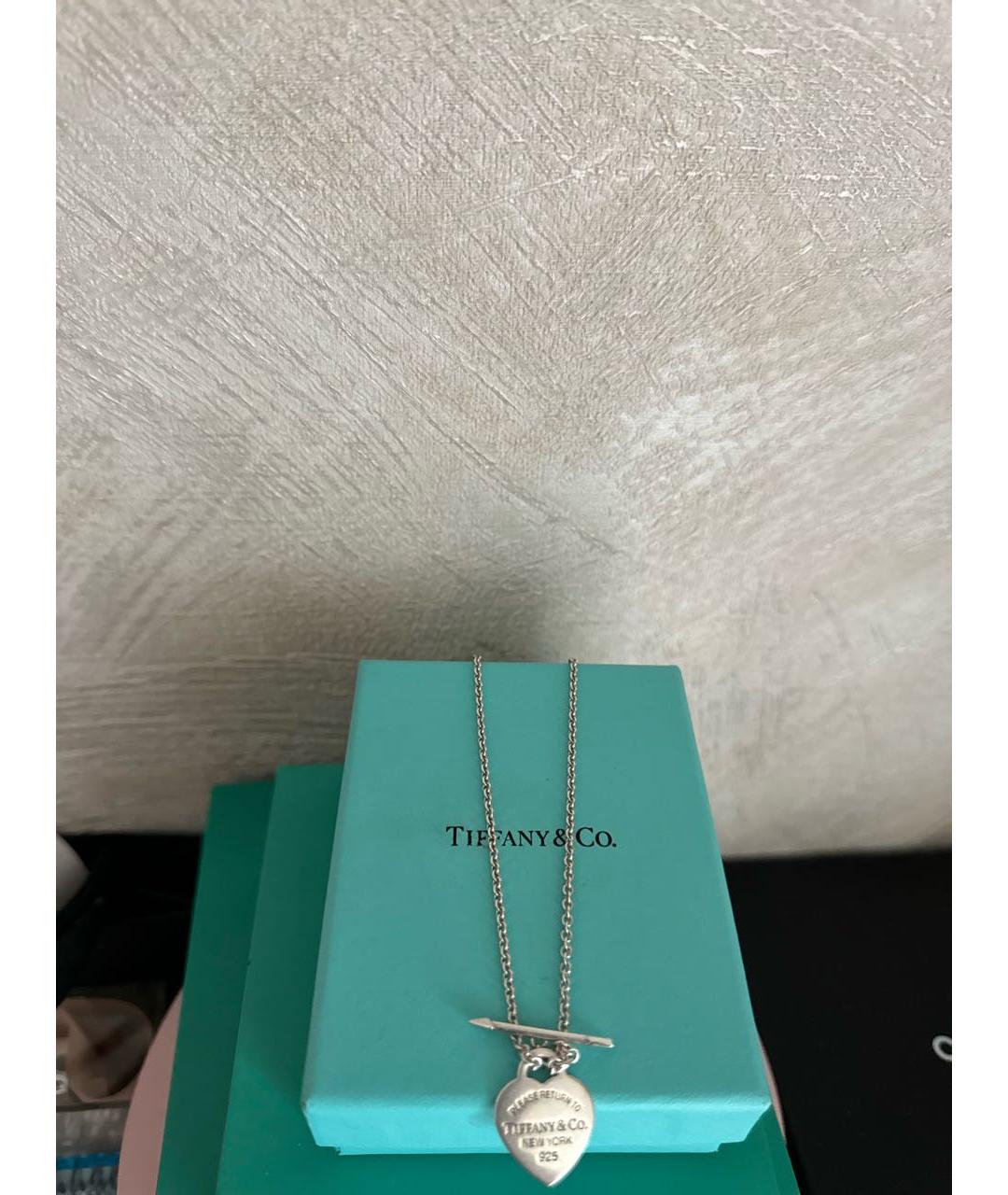 TIFFANY&CO Серебряная серебряная подвеска, фото 5
