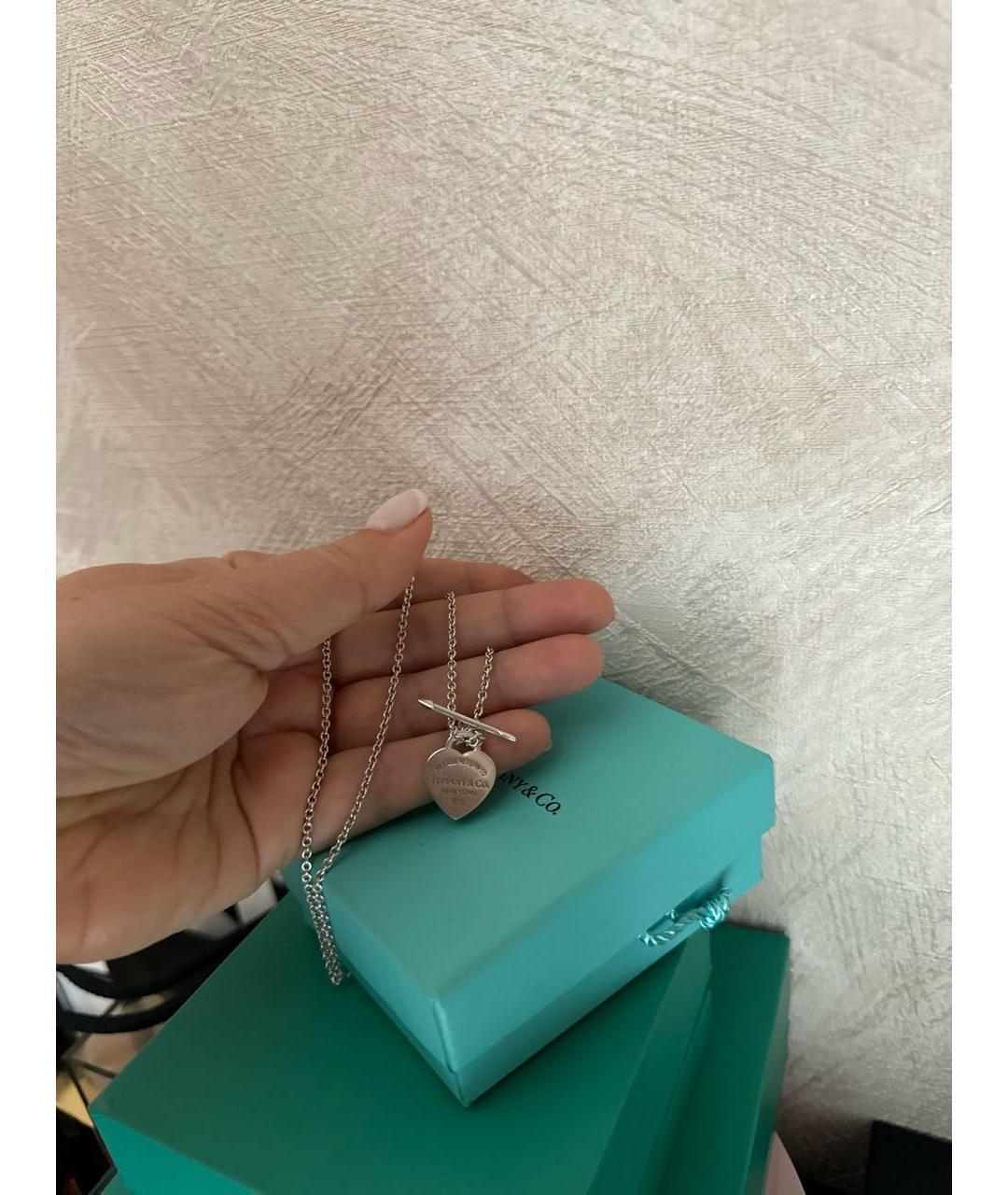 TIFFANY&CO Серебряная серебряная подвеска, фото 4
