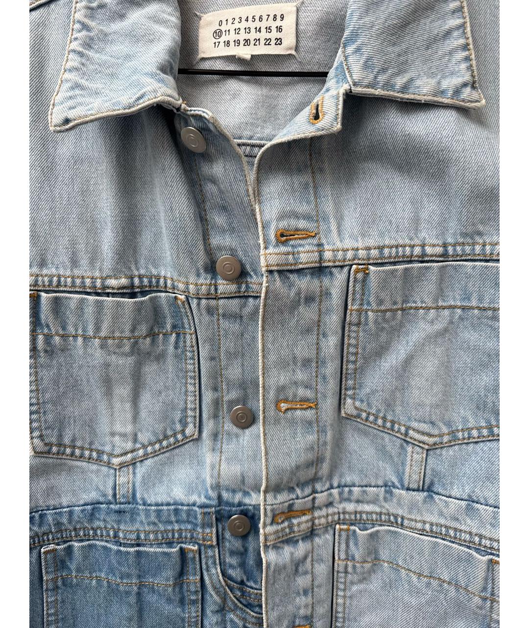 MAISON MARGIELA Голубая деним куртка, фото 4