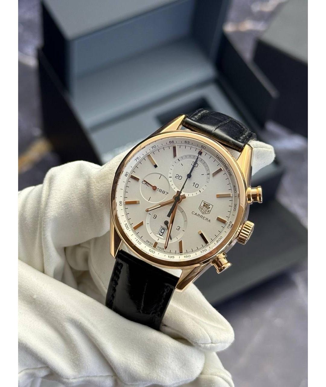 TAG HEUER Часы из розового золота, фото 3