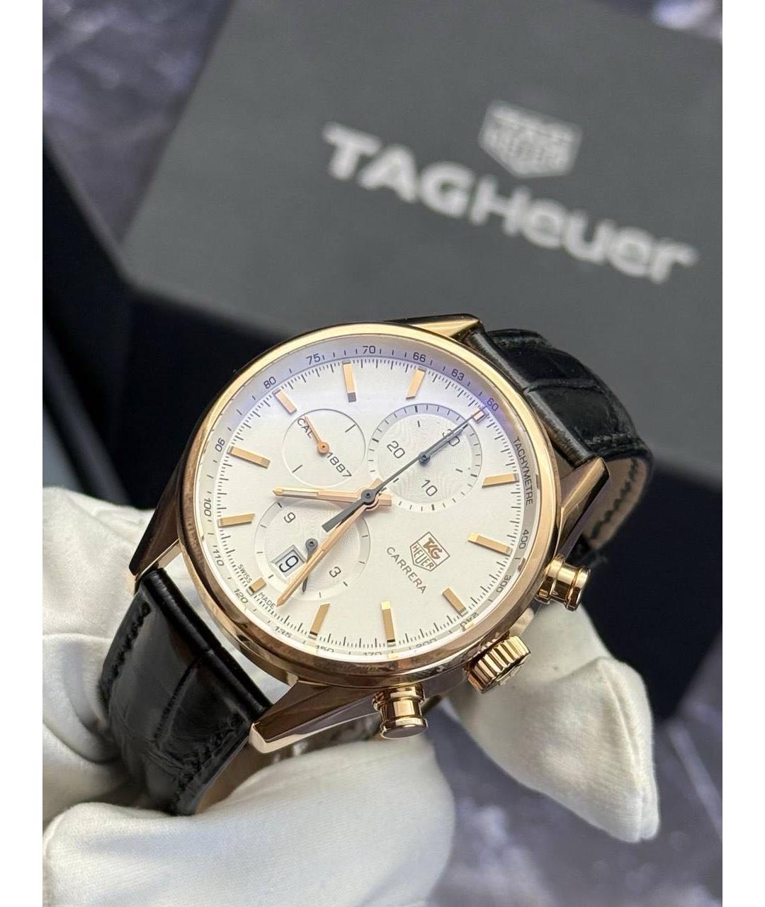 TAG HEUER Часы из розового золота, фото 9