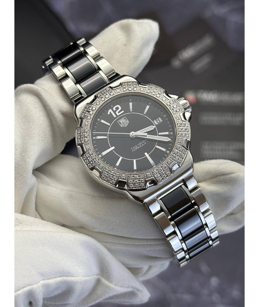 TAG HEUER Черные часы, фото 2