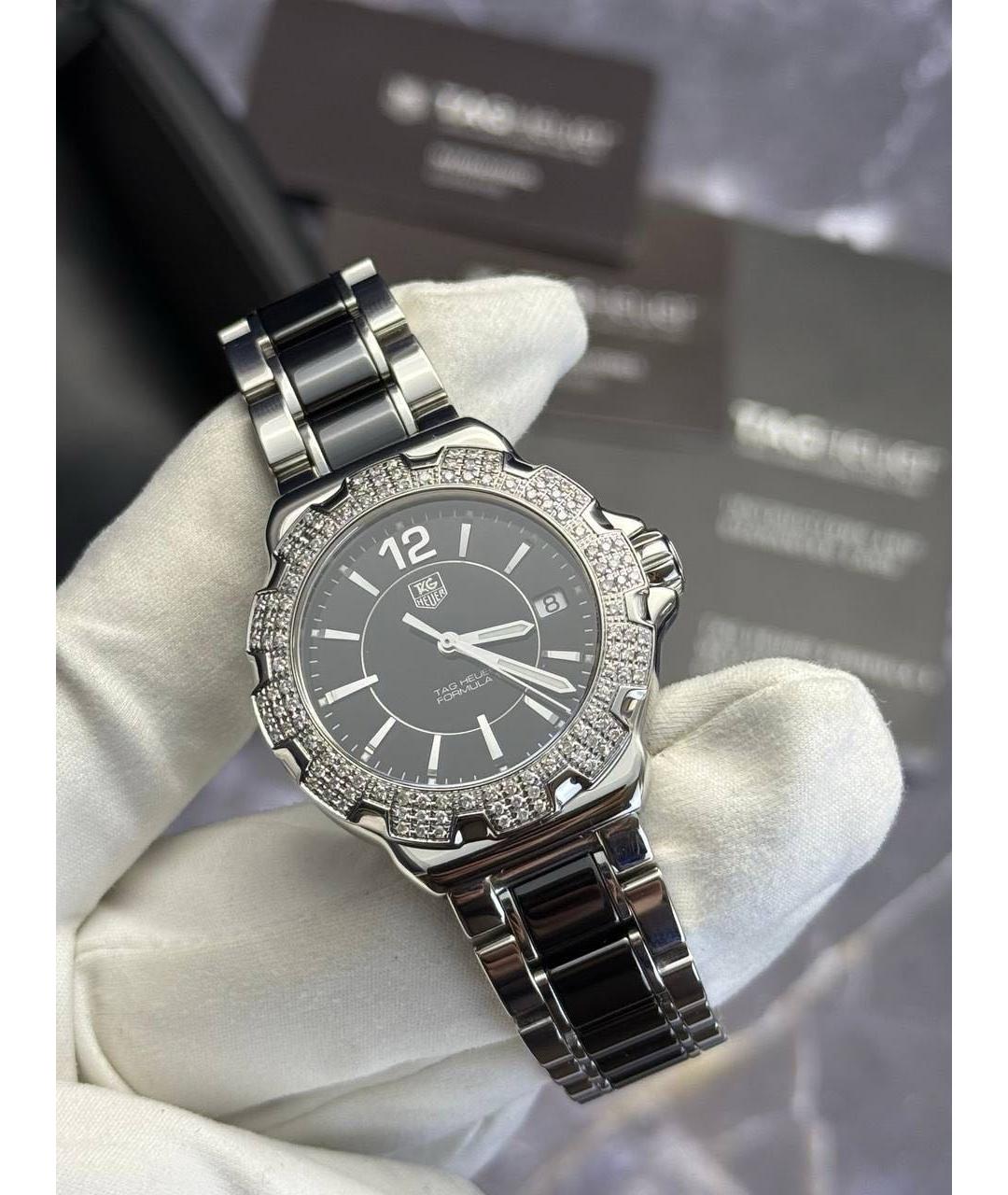 TAG HEUER Черные часы, фото 4