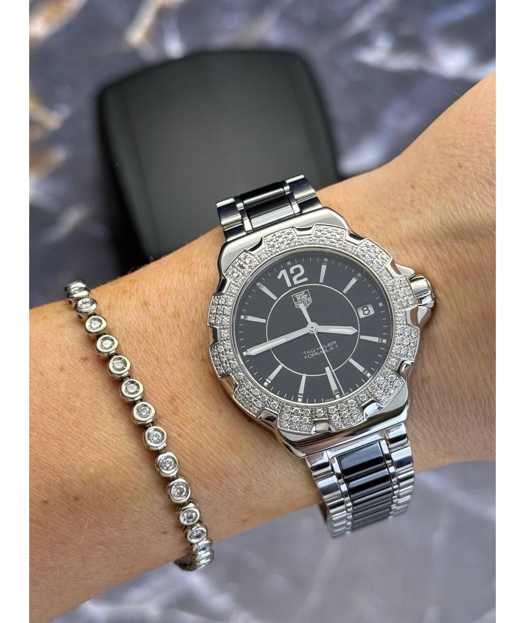 TAG HEUER Черные часы, фото 6