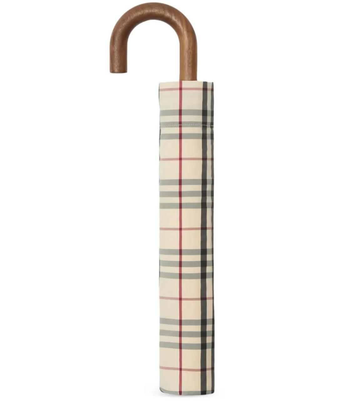 BURBERRY Бежевый зонт, фото 2
