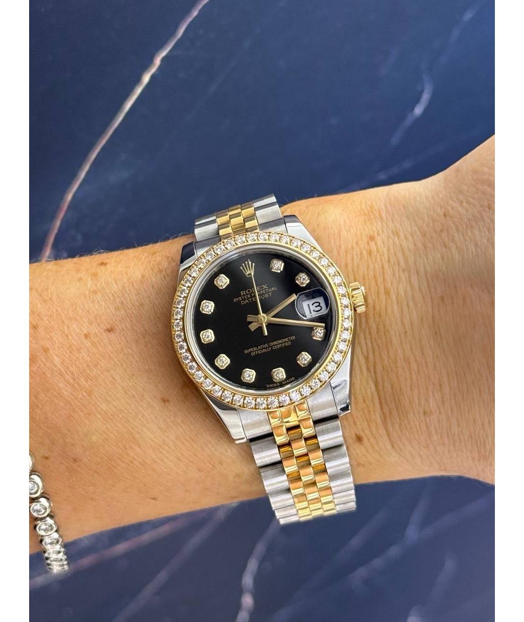 ROLEX Черные часы, фото 6