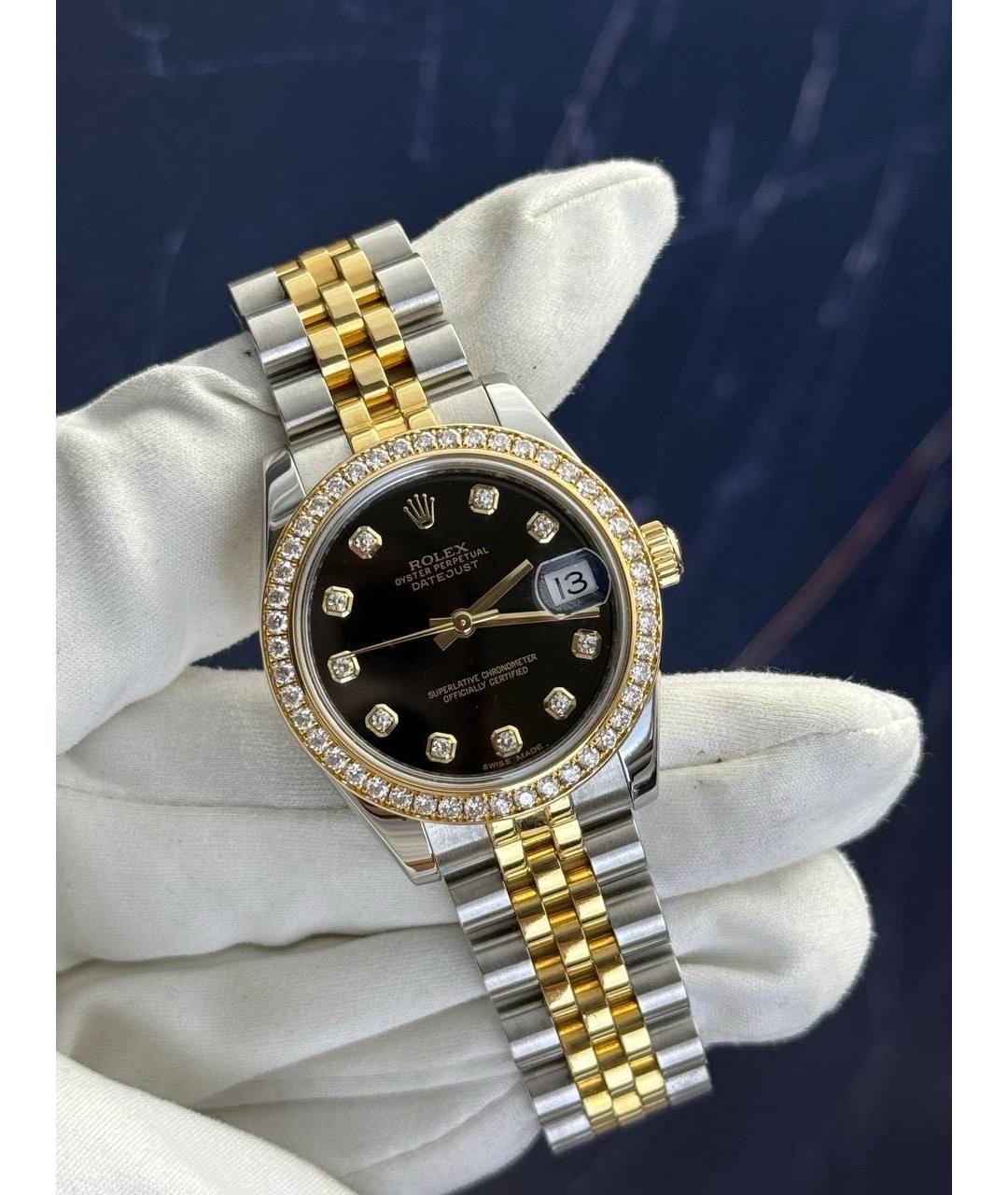 ROLEX Черные часы, фото 3
