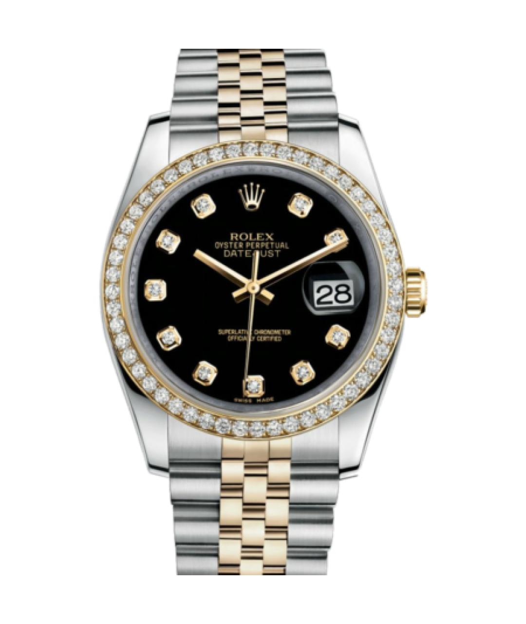ROLEX Черные часы, фото 1