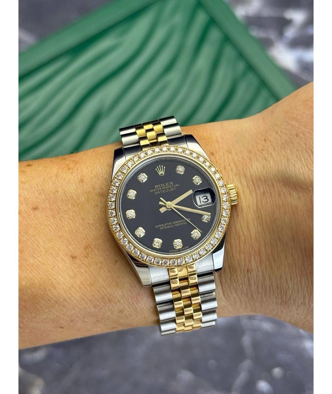 ROLEX Черные часы, фото 2