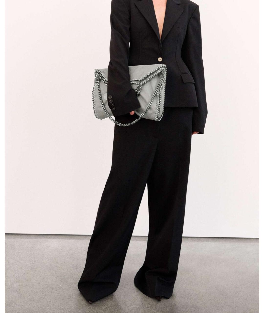 STELLA MCCARTNEY Серая тканевая сумка тоут, фото 8