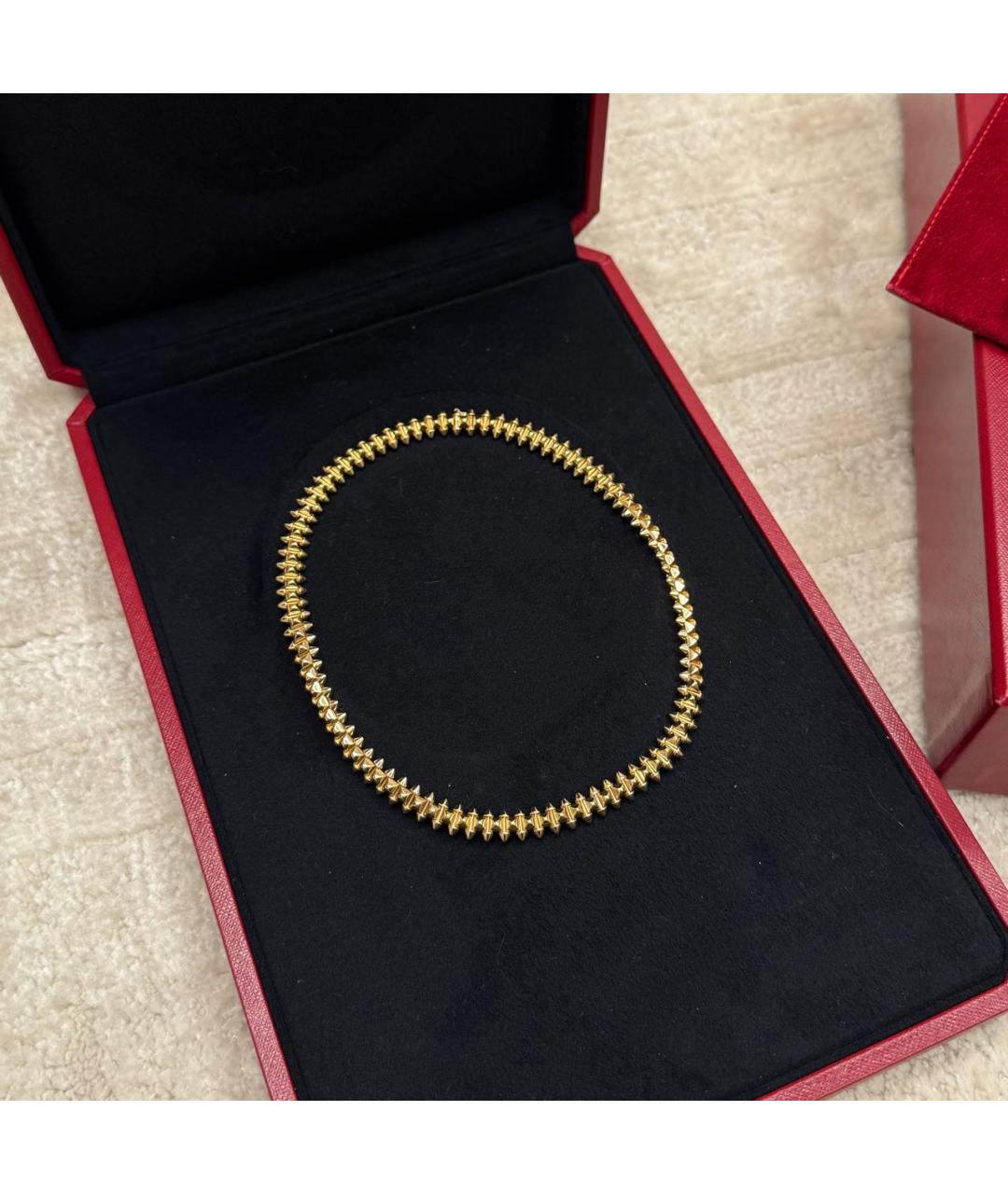 CARTIER Золотое колье из розового золота, фото 3