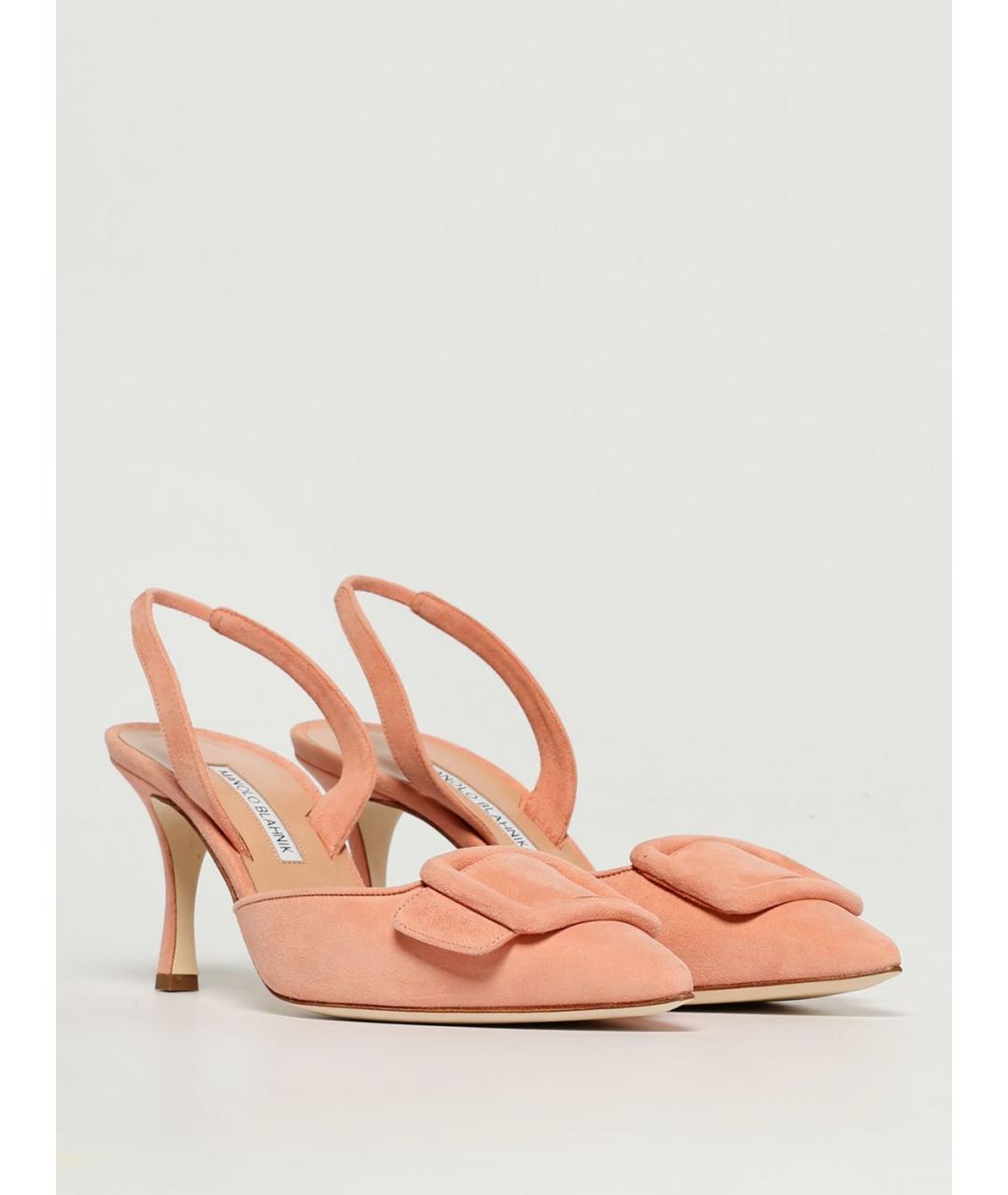 MANOLO BLAHNIK Коралловые туфли, фото 2