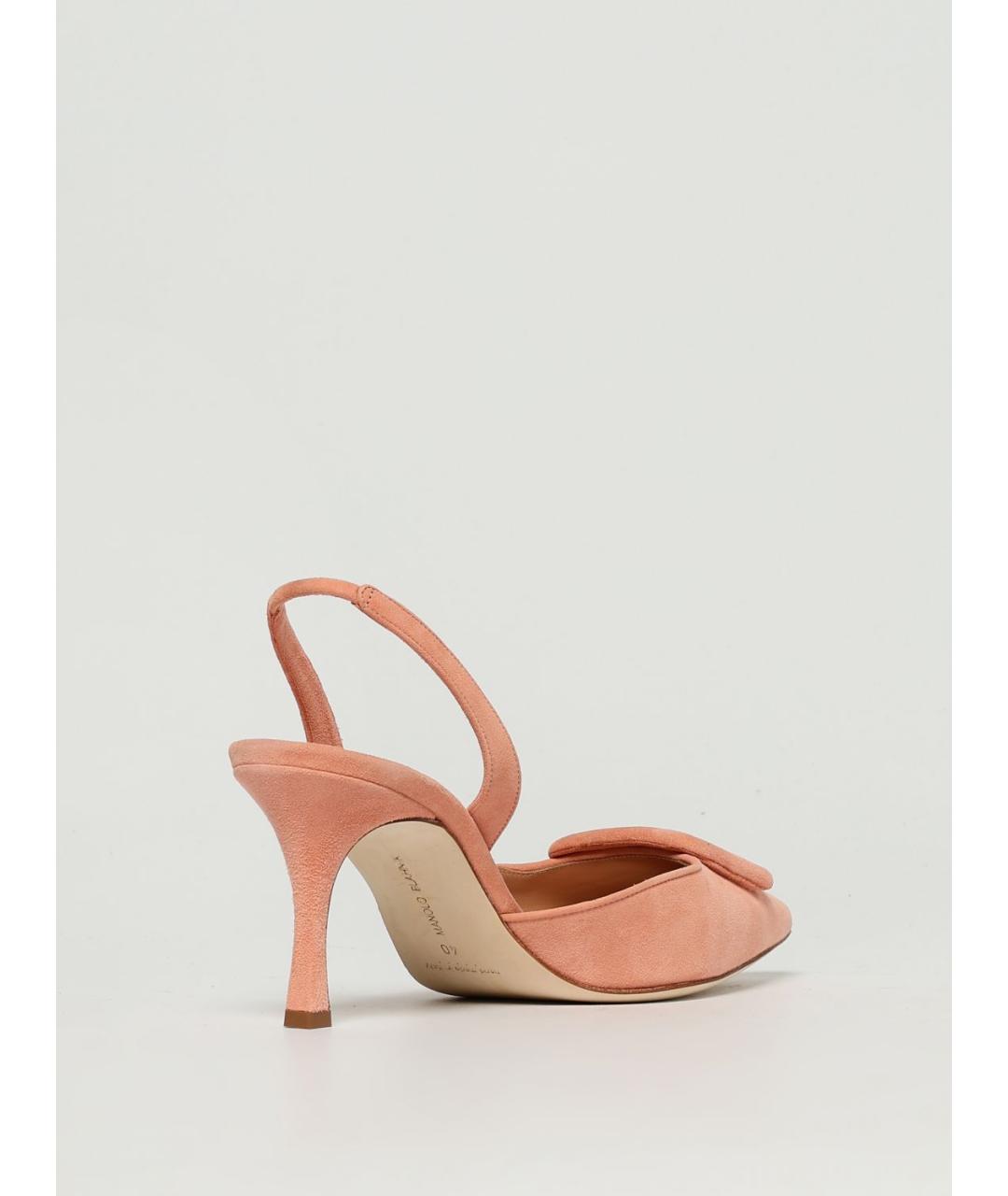 MANOLO BLAHNIK Коралловые туфли, фото 3