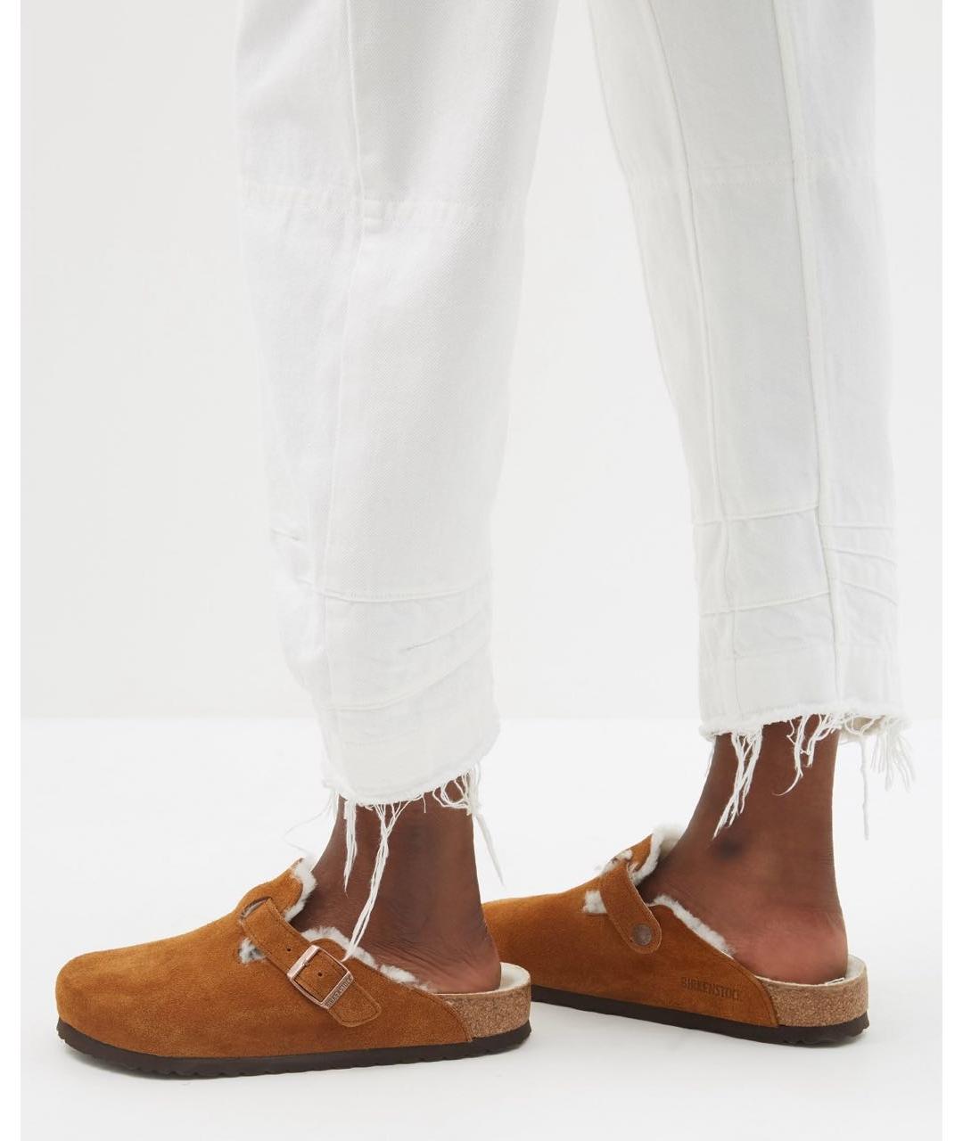 BIRKENSTOCK Замшевые сабо, фото 6