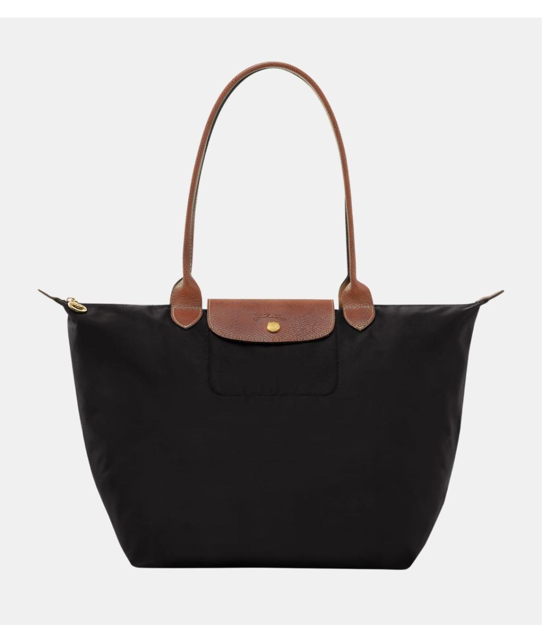 LONGCHAMP Черная синтетическая сумка тоут, фото 7