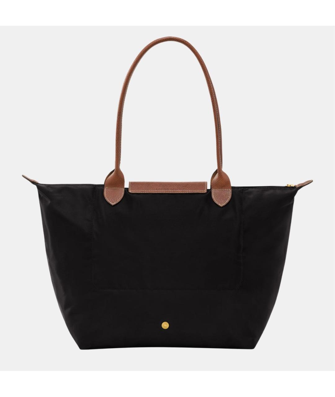 LONGCHAMP Черная синтетическая сумка тоут, фото 3