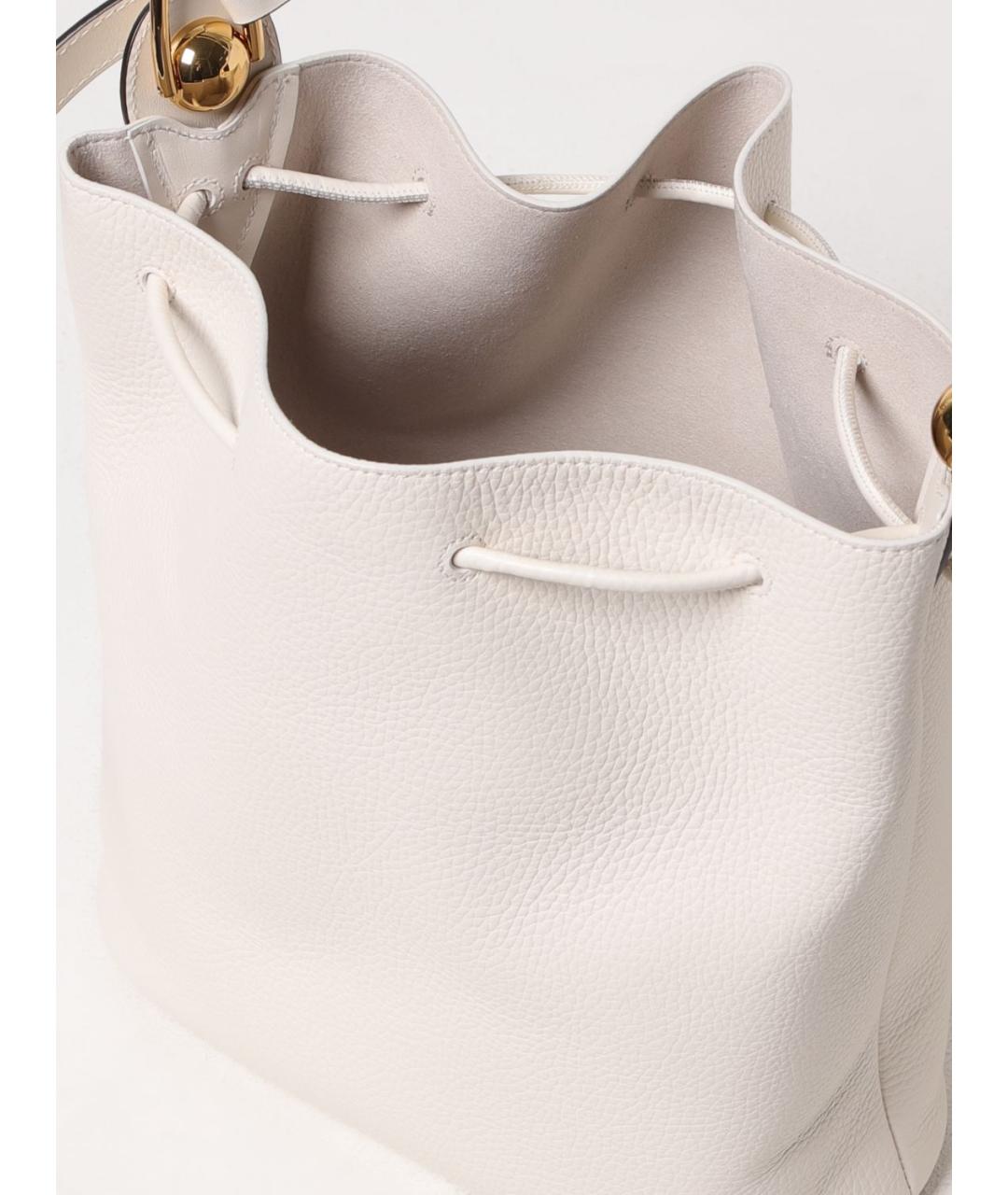 FURLA Белая кожаная сумка тоут, фото 4