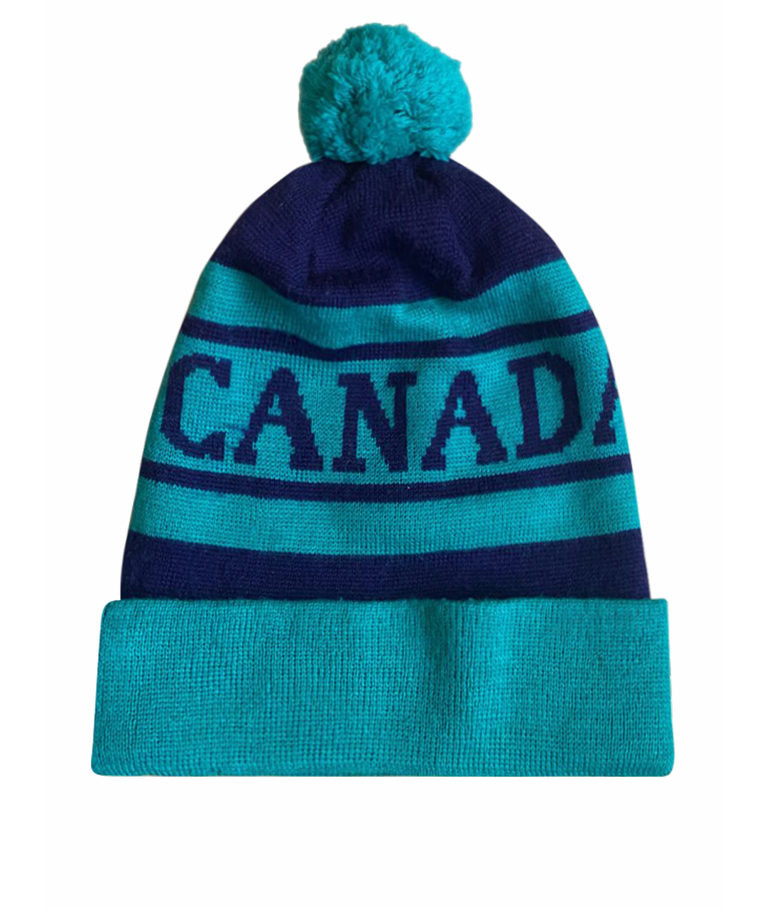 CANADA GOOSE Зеленая шерстяная шапка, фото 1