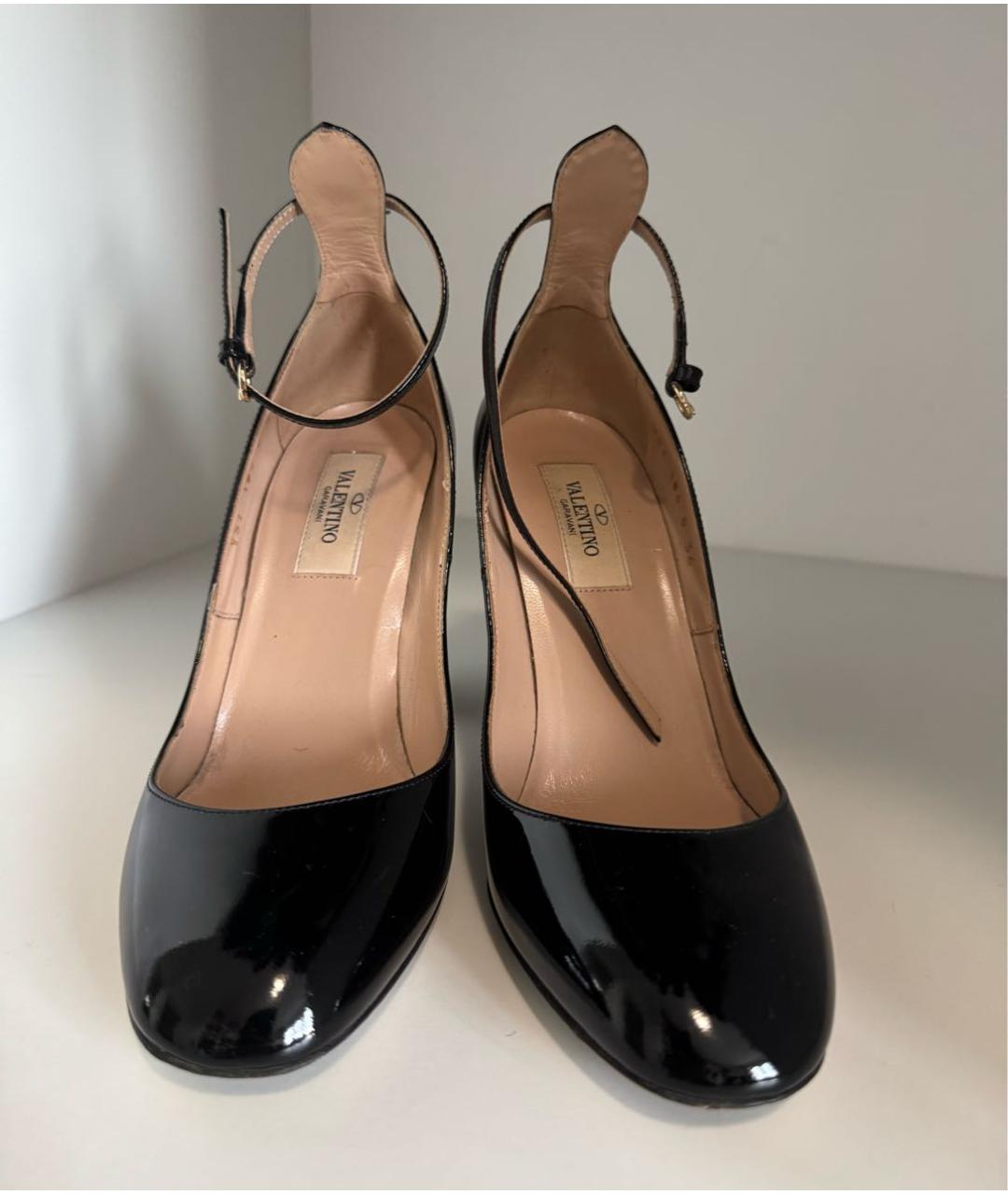 VALENTINO Черные туфли из лакированной кожи, фото 4