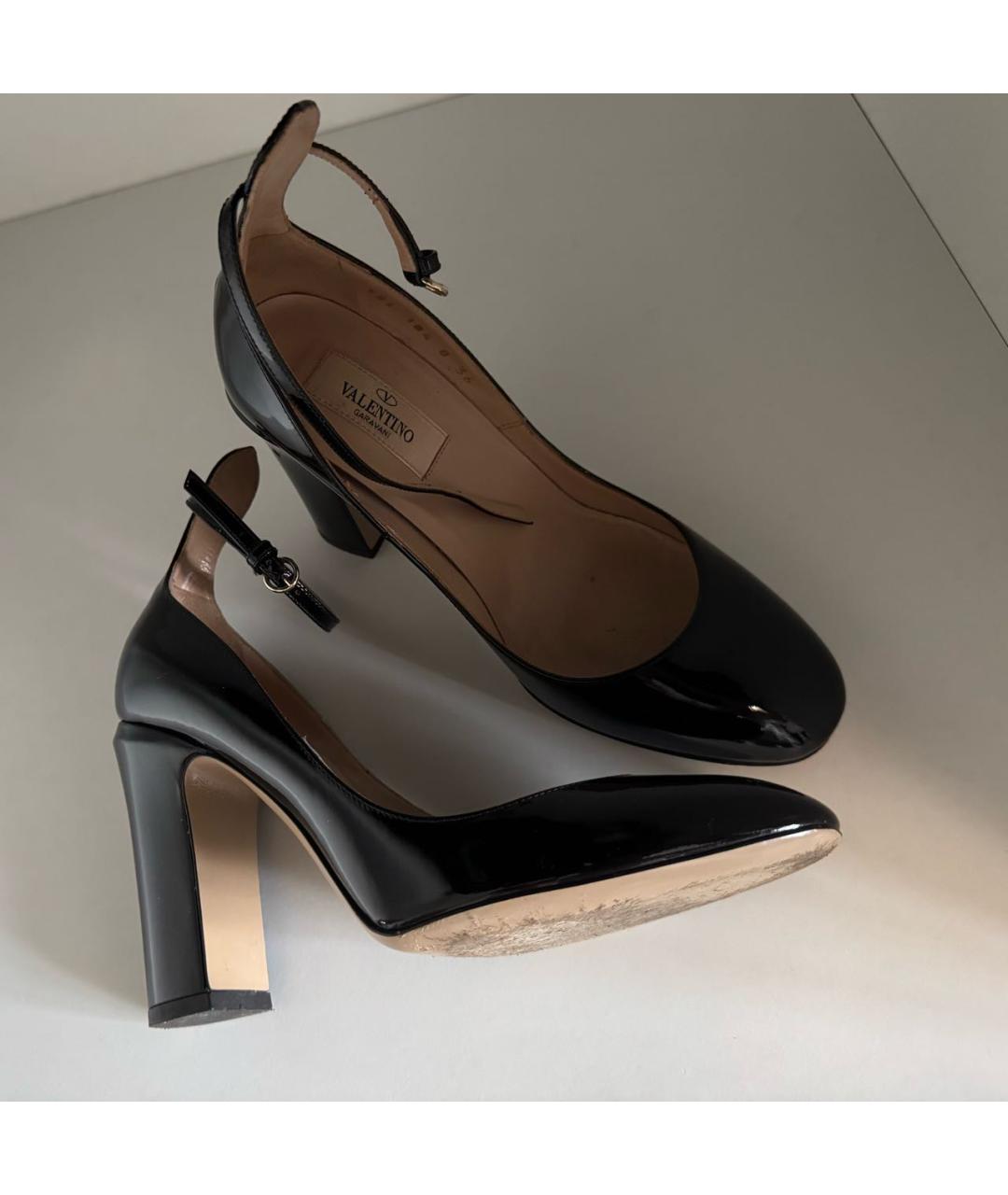 VALENTINO Черные туфли из лакированной кожи, фото 8