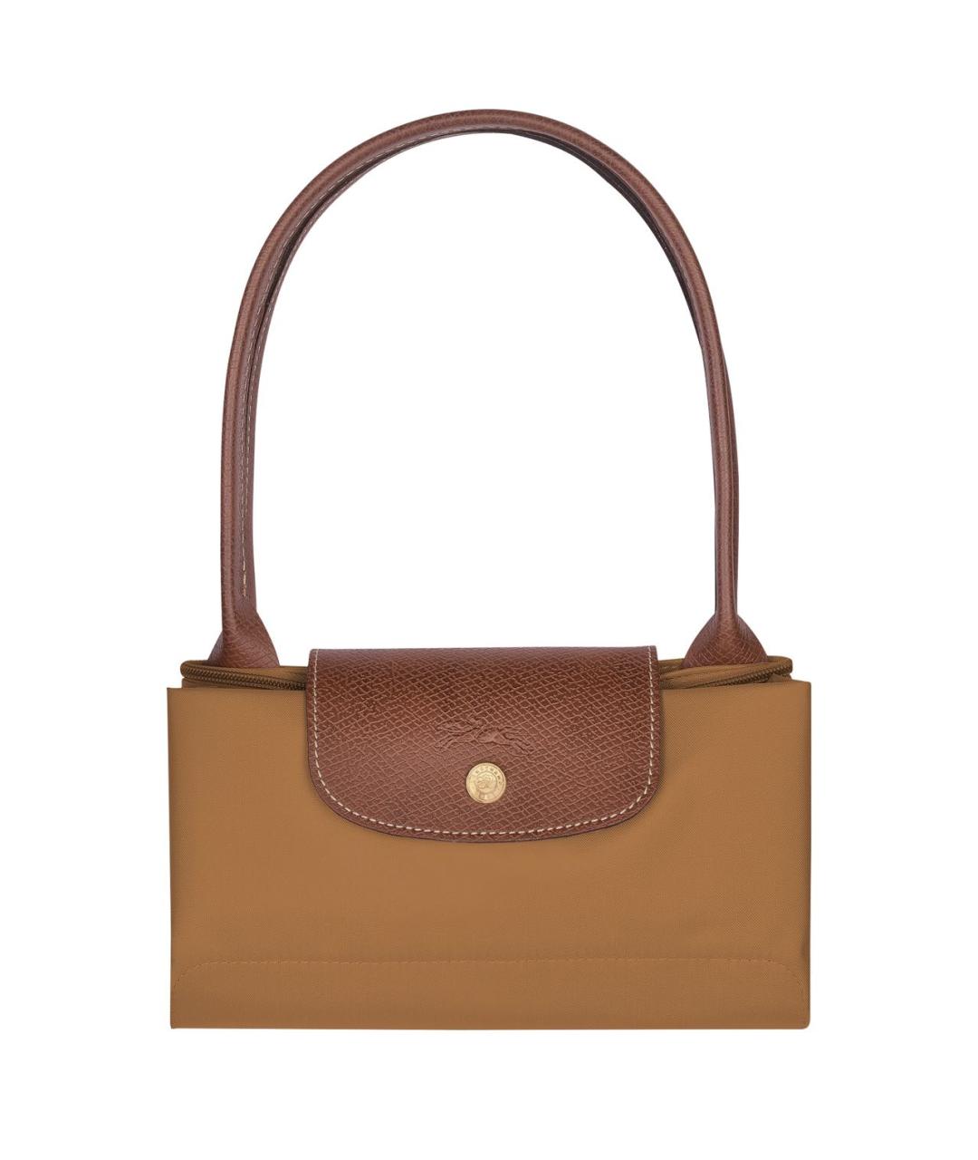 LONGCHAMP Коричневая синтетическая сумка тоут, фото 6