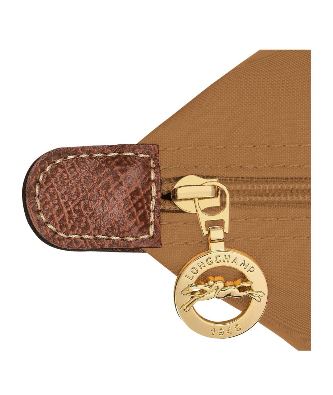 LONGCHAMP Коричневая синтетическая сумка тоут, фото 5