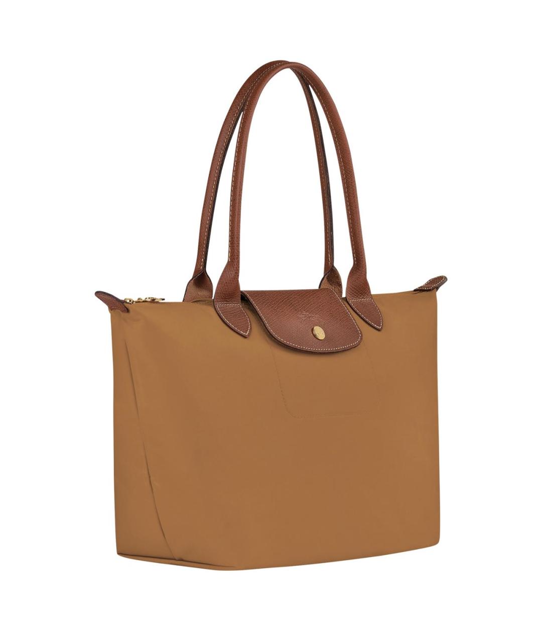 LONGCHAMP Коричневая синтетическая сумка тоут, фото 2