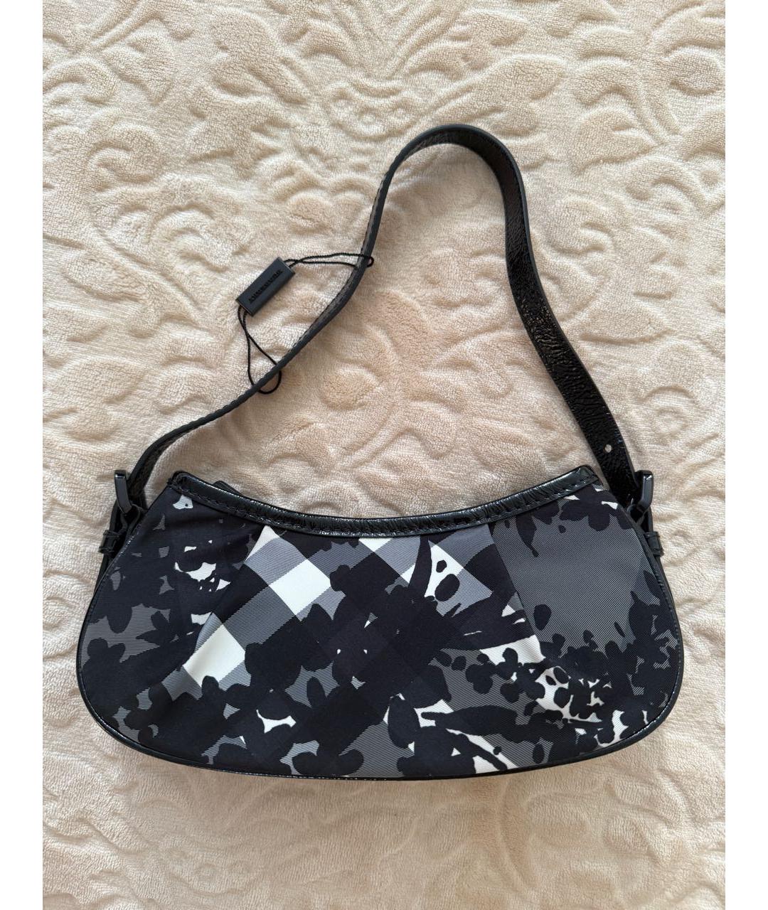BURBERRY Черная сумка с короткими ручками, фото 9
