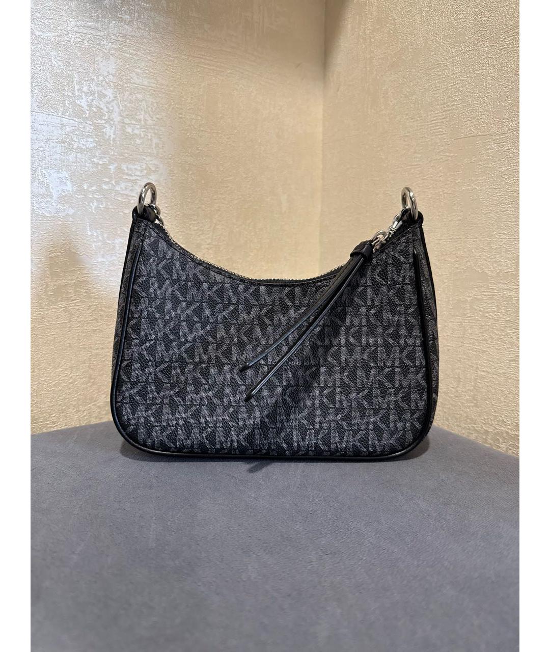 MICHAEL KORS Черная сумка через плечо из искусственной кожи, фото 2
