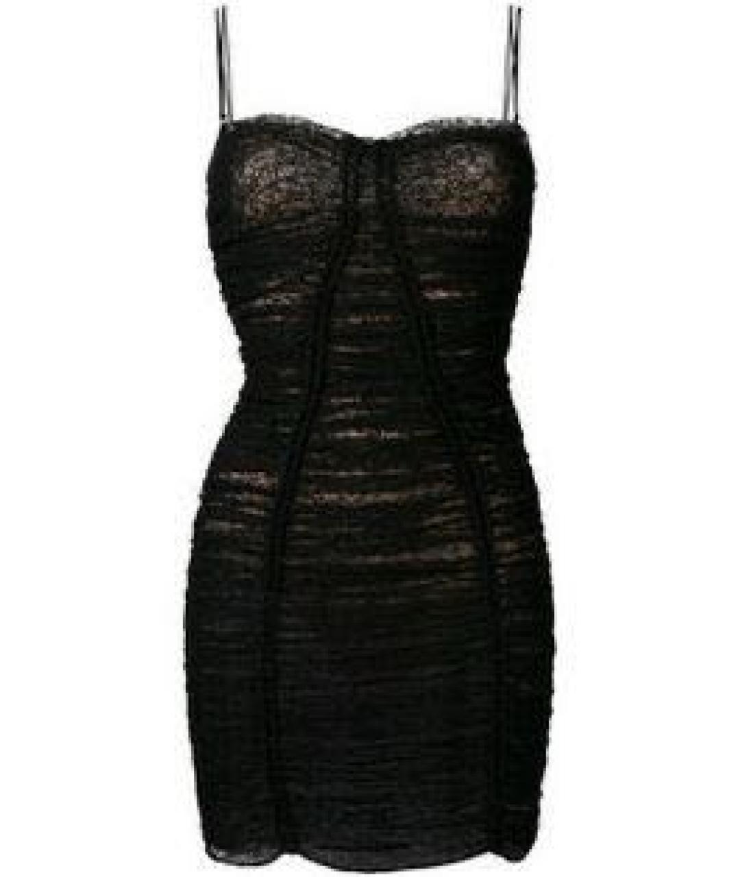 ALEXANDER WANG Черное коктейльное платье, фото 7