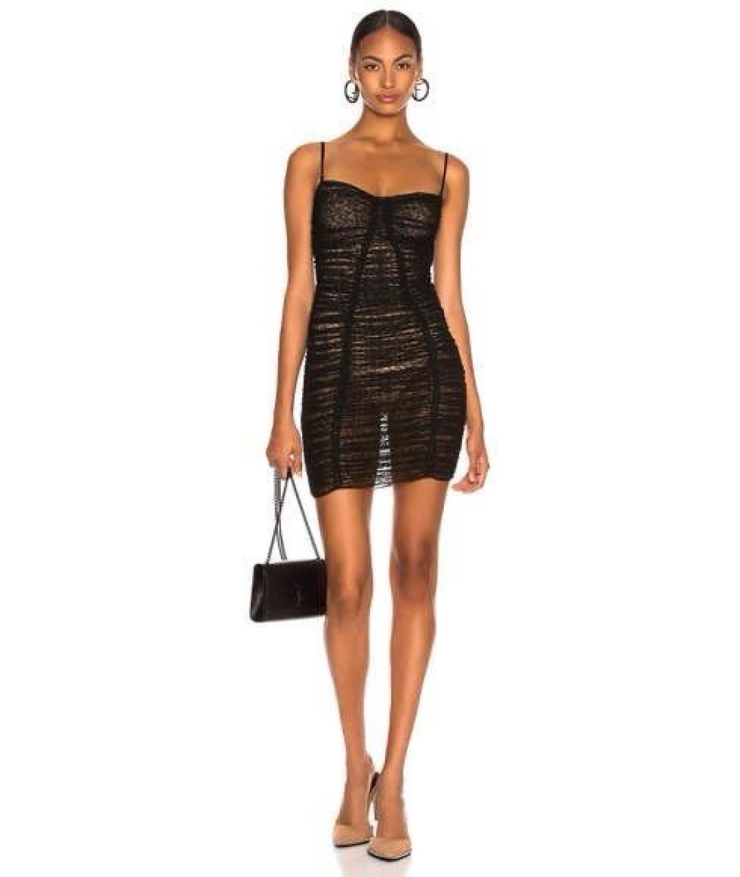ALEXANDER WANG Черное коктейльное платье, фото 4