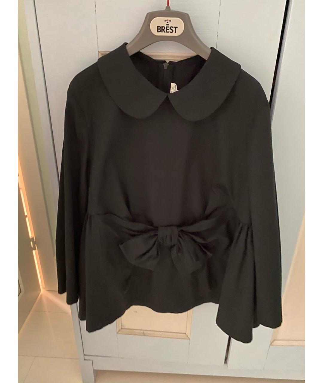 COMME DES GARÇONS Черная хлопковая блузы, фото 7