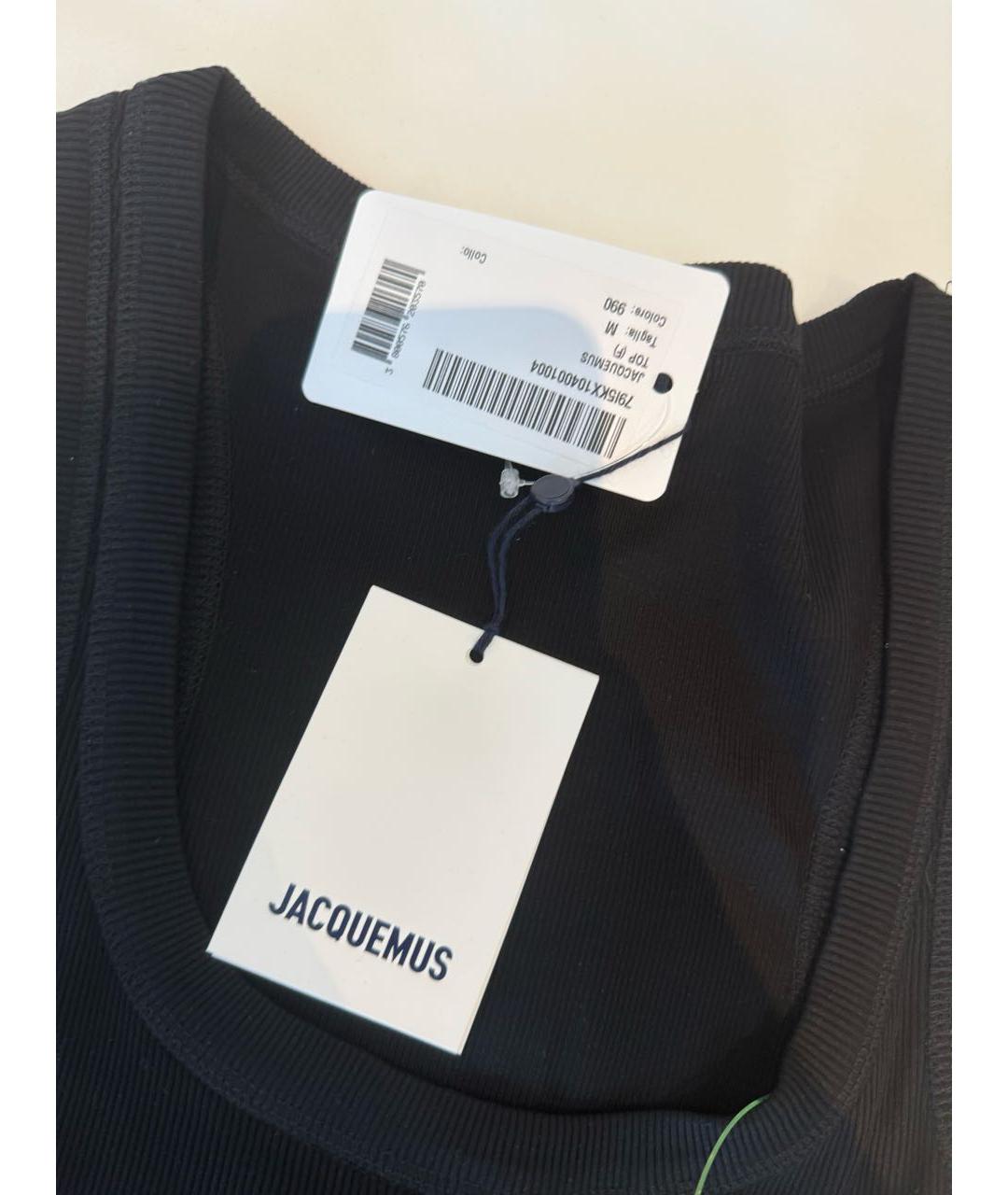 JACQUEMUS Черная майка, фото 6