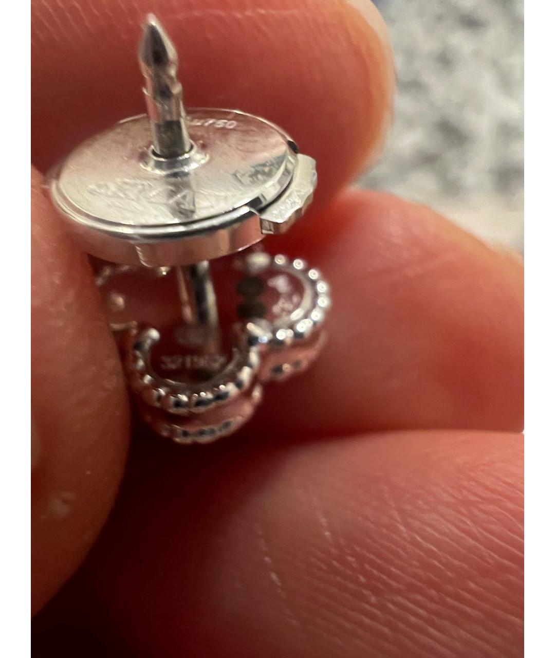 VAN CLEEF & ARPELS Белые серьги из белого золота, фото 8