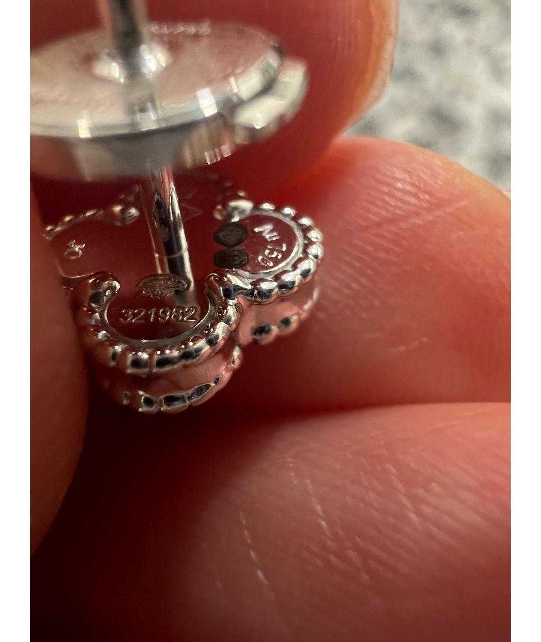 VAN CLEEF & ARPELS Белые серьги из белого золота, фото 6