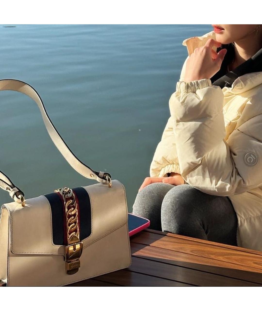 GUCCI Кожаная сумка через плечо, фото 6