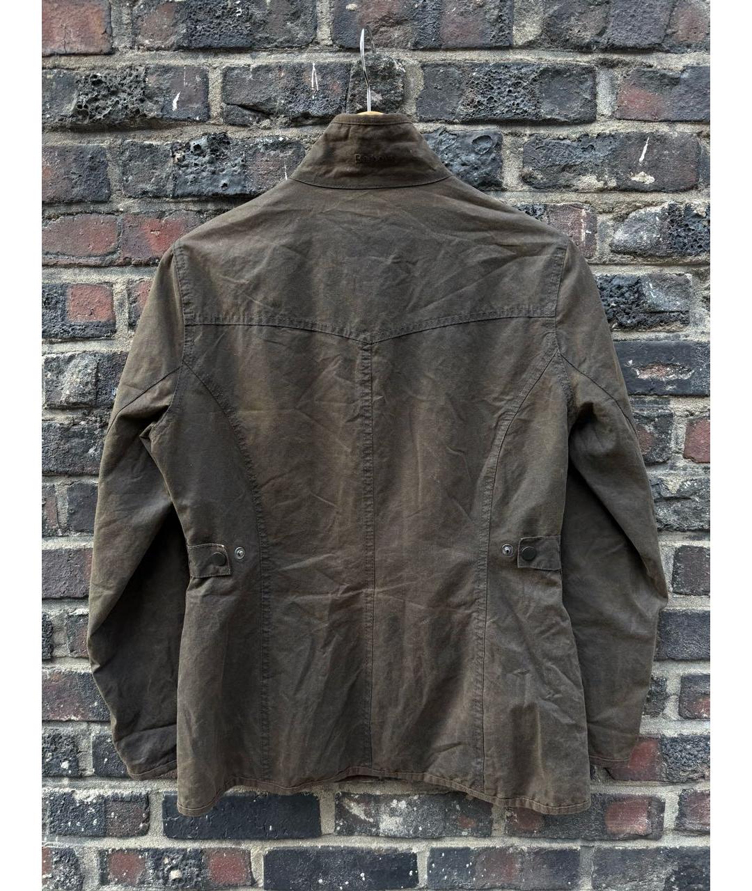 BARBOUR Коричневая хлопковая куртка, фото 6
