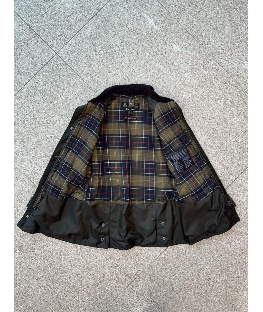 BARBOUR Зеленая хлопковая куртка, фото 7