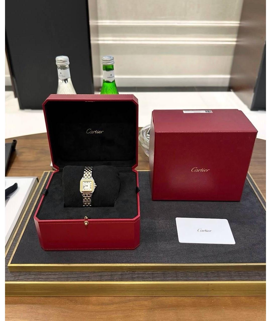 CARTIER Золотые часы из желтого золота, фото 4