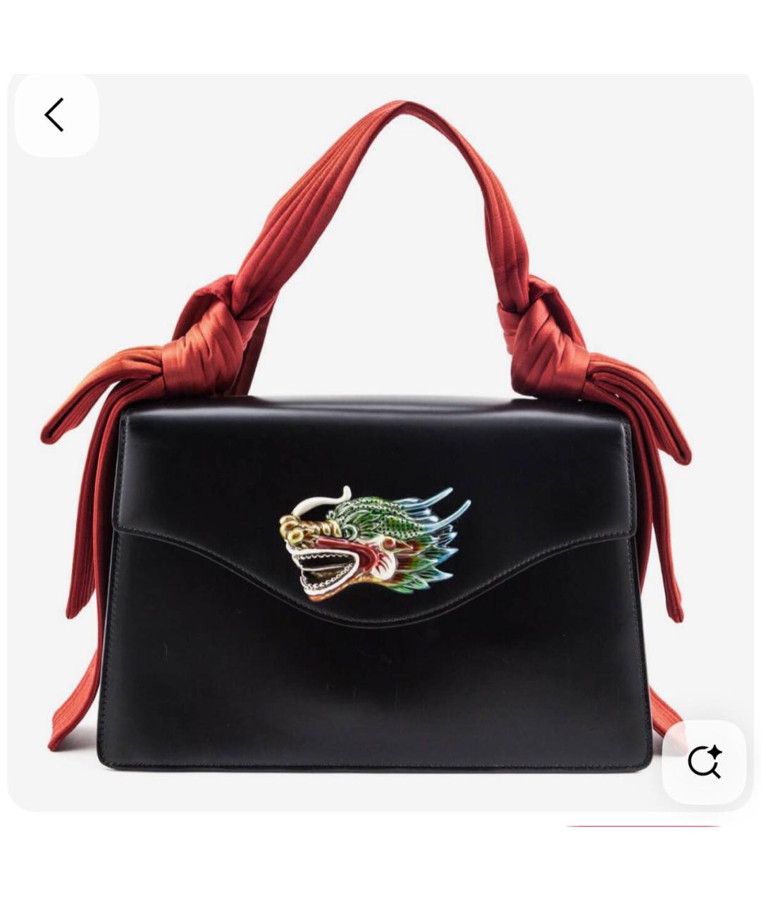 GUCCI Черная кожаная сумка через плечо, фото 8