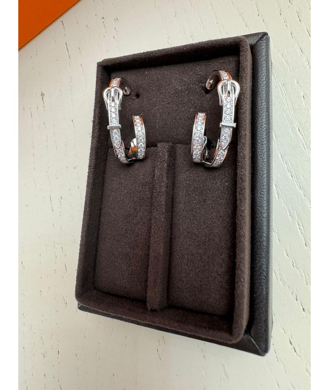 HERMES Серьги из белого золота, фото 6