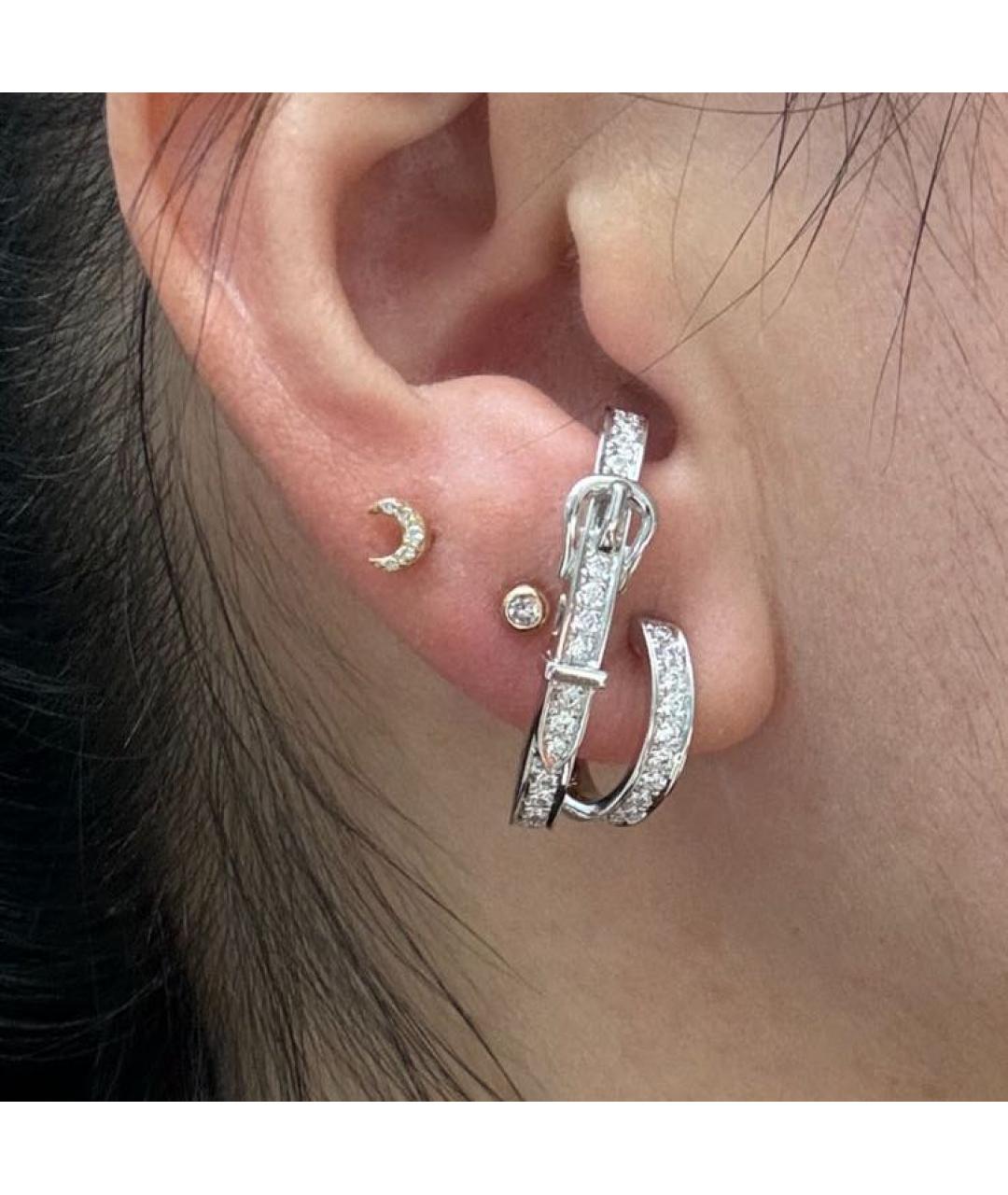 HERMES Серьги из белого золота, фото 5