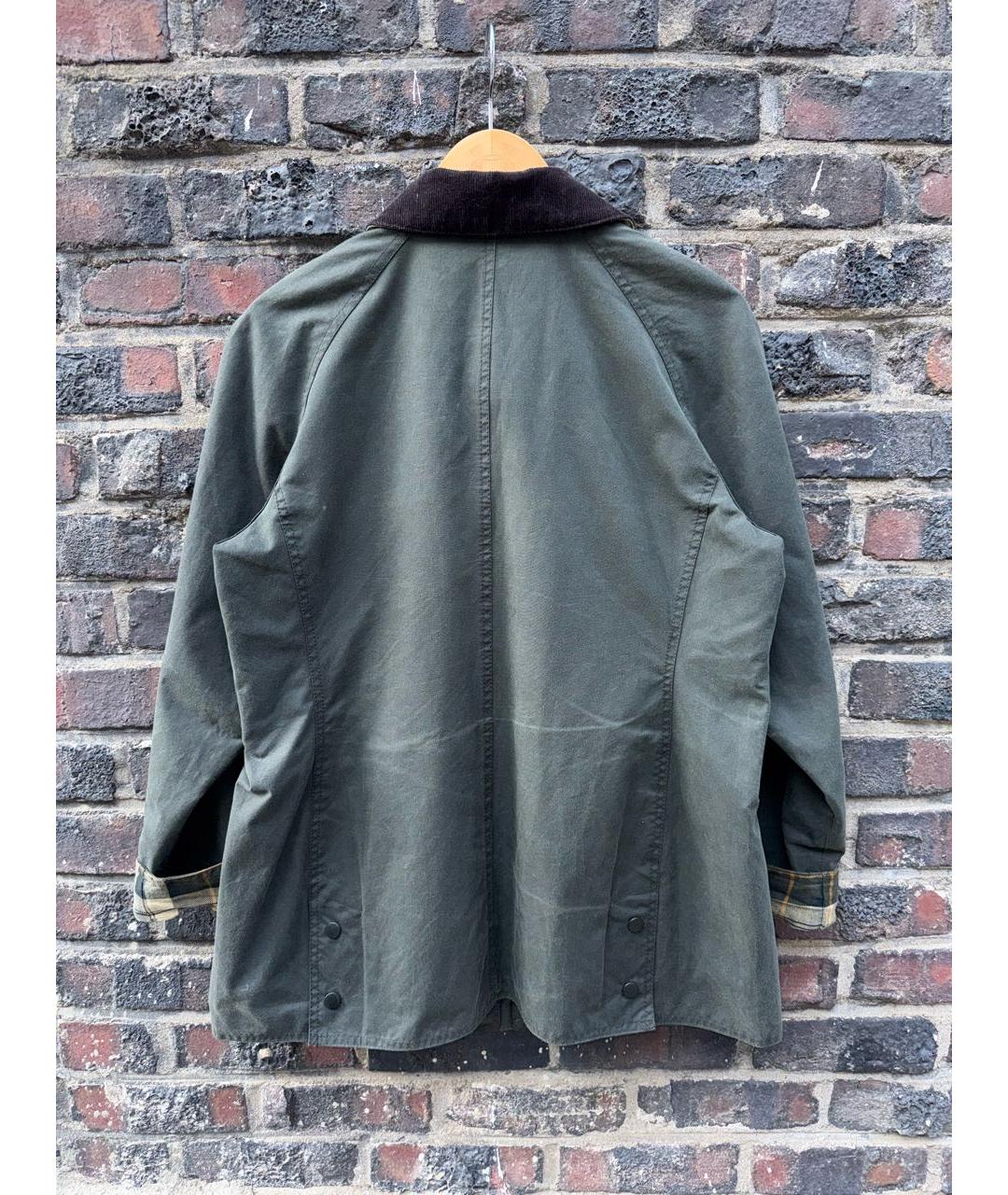 BARBOUR Зеленая хлопковая куртка, фото 5