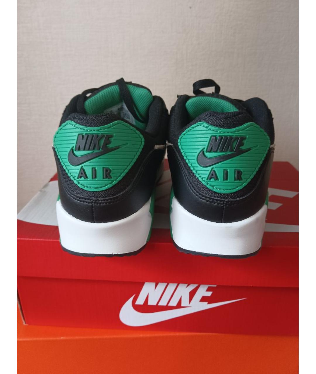 NIKE Черные замшевые низкие кроссовки / кеды, фото 4