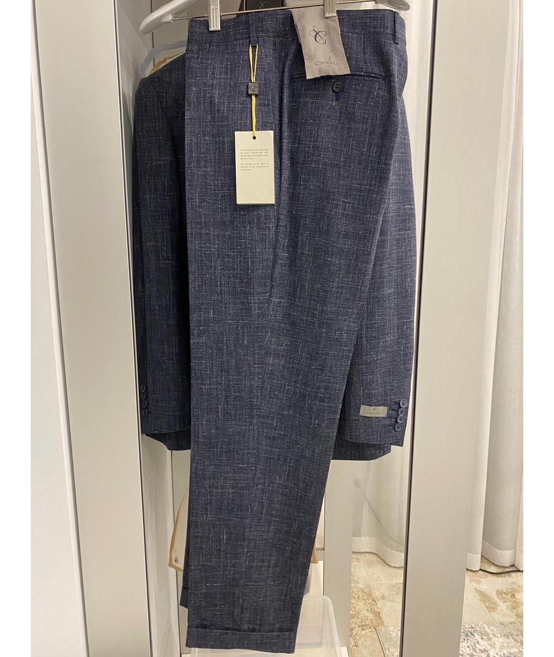 CANALI Темно-синий классический костюм, фото 2