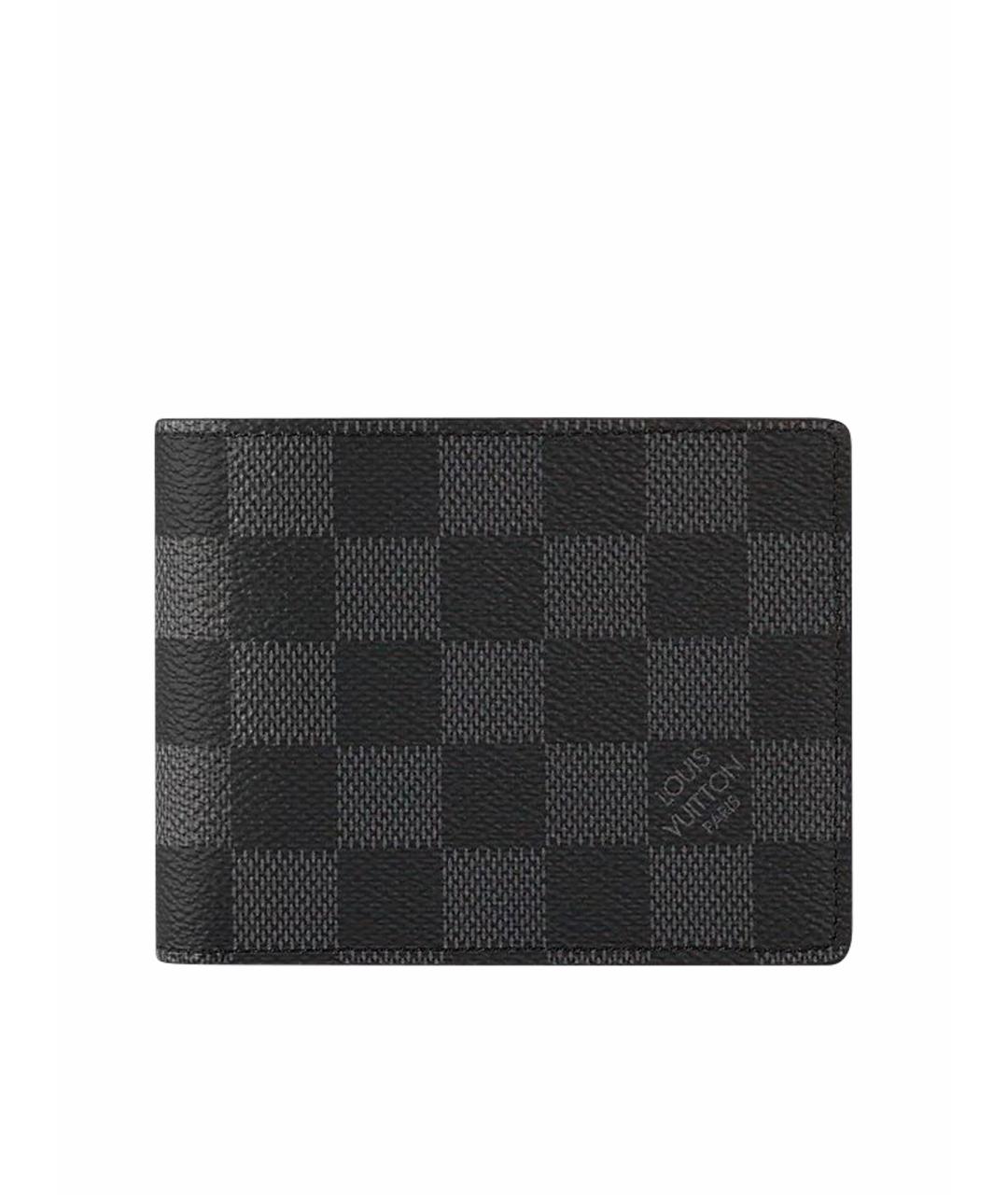 LOUIS VUITTON Антрацитовый кошелек, фото 1