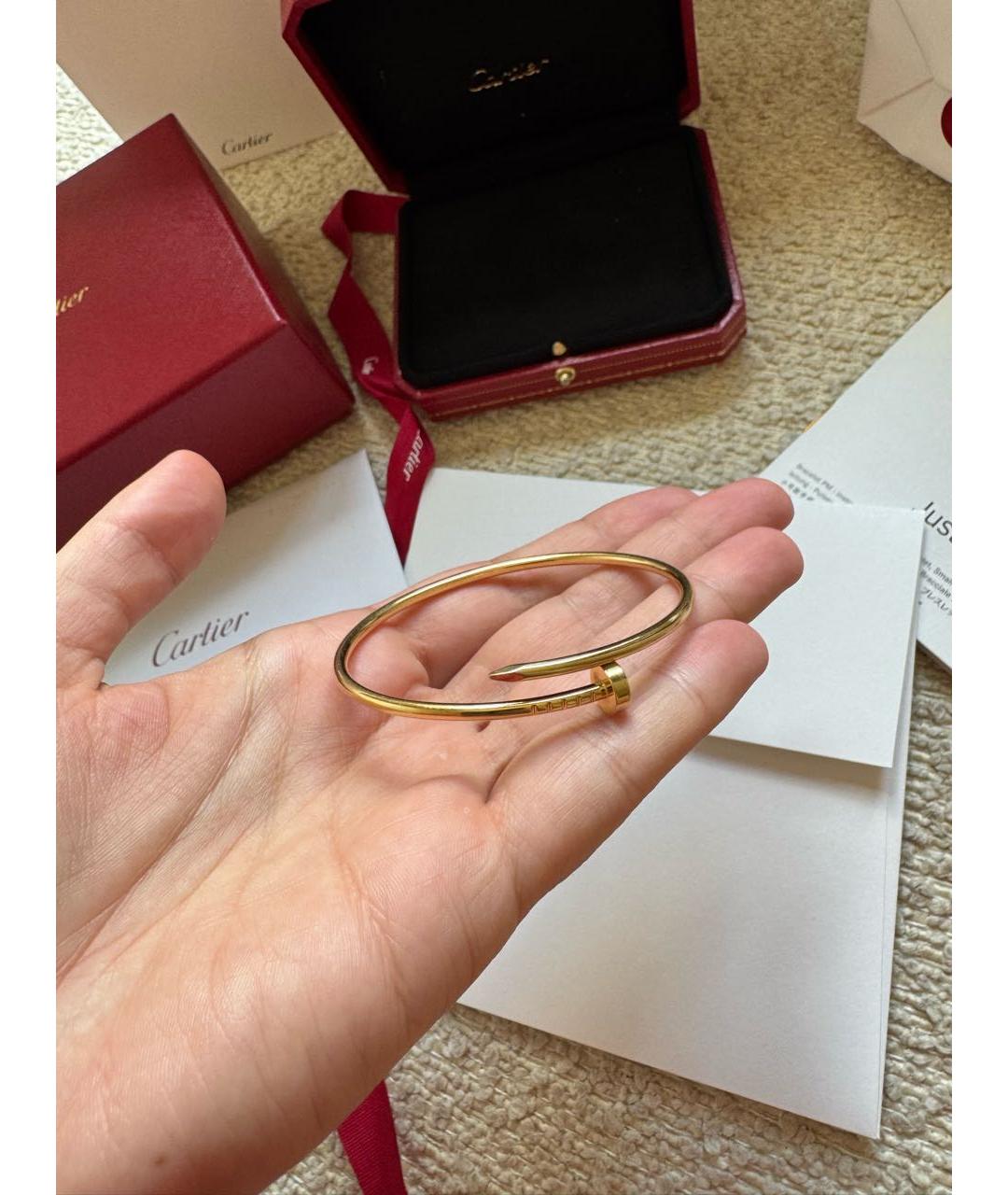 CARTIER Золотой браслет из желтого золота, фото 4