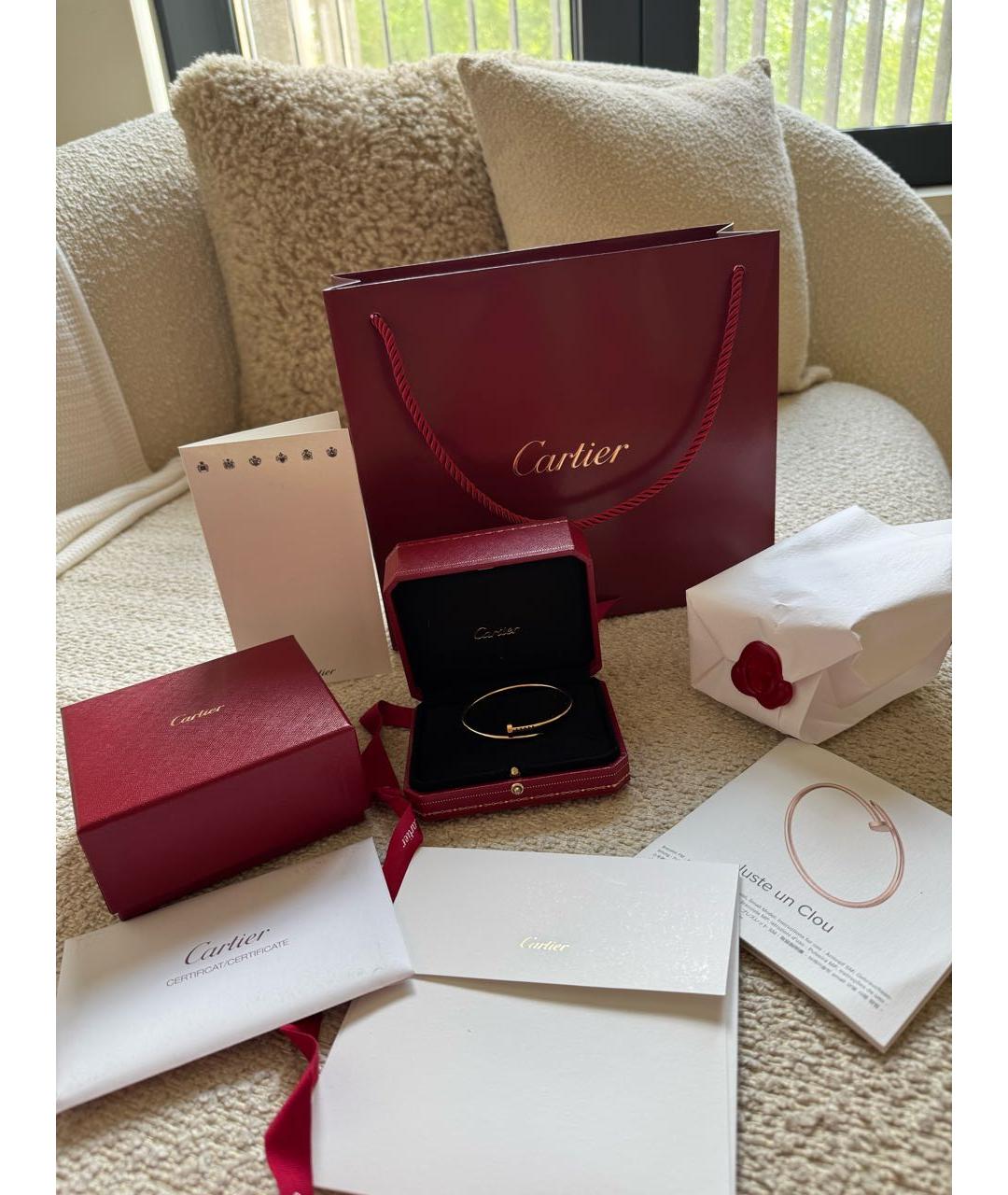 CARTIER Золотой браслет из желтого золота, фото 3